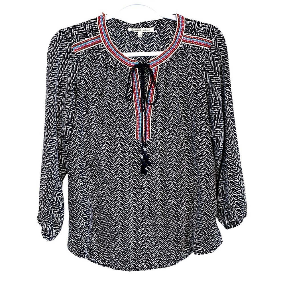 Daniel Rainn - Aztec Print Flowy Tunic Shirt - Size M NWOT